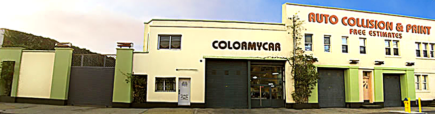 Color My Car Auto Body — the shop on Jefferson Street, Newark, established 1980